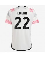 Juventus Timothy Weah #22 Venkovní Dres 2023-24 Krátký Rukáv